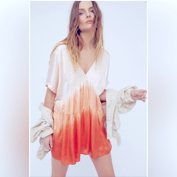 Free People Dresses & Skirts - Free people sun up ombre tiered dress